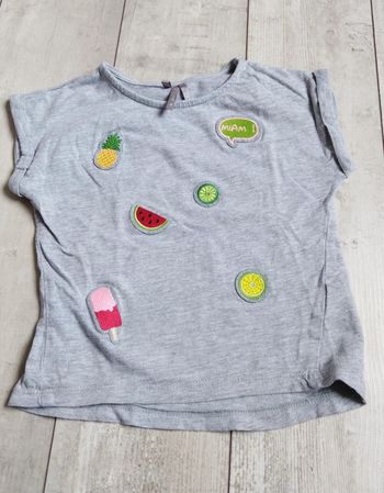 T-shirt gris Orchestra T24M