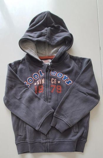 Sweat zippé à capuche La Redoute 5 ans