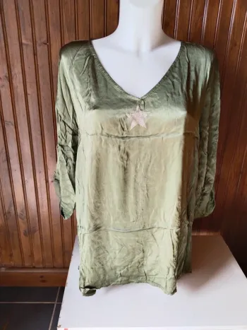 Sublime tunique blouse femme grande taille 46/48