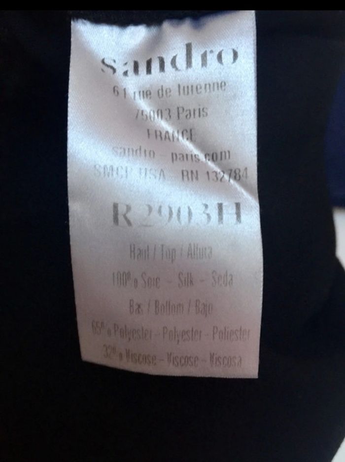 Robe bi matière Sandro - photo numéro 4