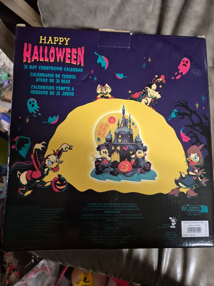Figurine disney calendrier de compte à rebours halloween mickey et minnie - photo numéro 4