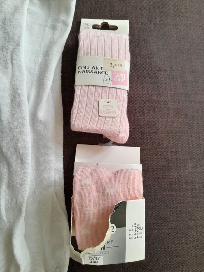 Lot collants 3-6mois - photo numéro 2