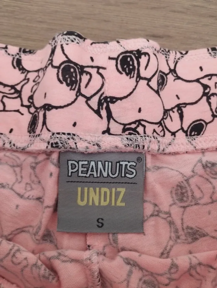 Short de pyjama rose Snoopy undiz S - photo numéro 6