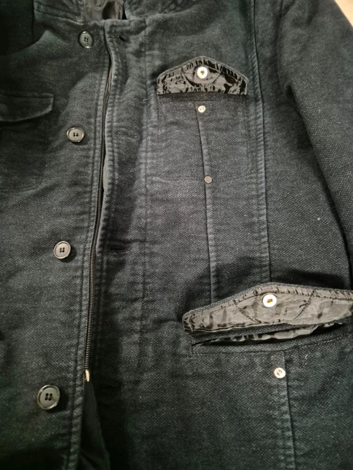 Veste noire bleuté homme - Élégance intemporelle - photo numéro 5