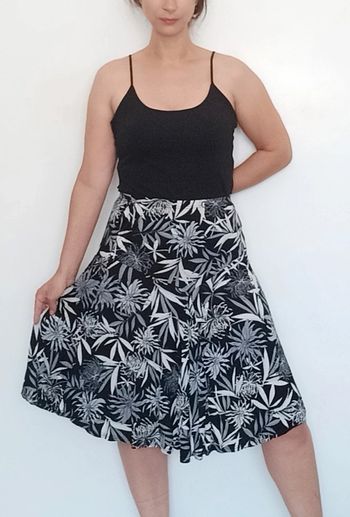 Jupe mi longue fluide taille 44/46