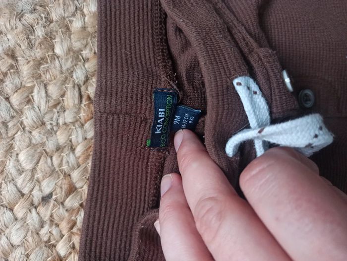 Lot pantalon jogging 9 mois kiabi tex - photo numéro 2