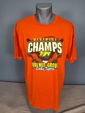 T-shirt imprimé gildan - Walnut Grove Lady Tigers – Champions de district 2013 (506)