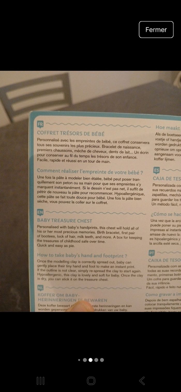 Coffret trésor de bébé de chez Nature et Découvertes - photo numéro 5