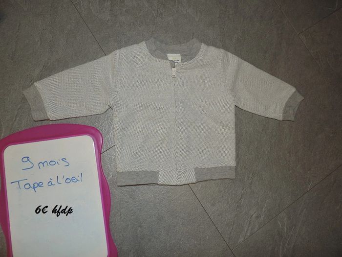 veste tape à l'oeil taille 9 mois