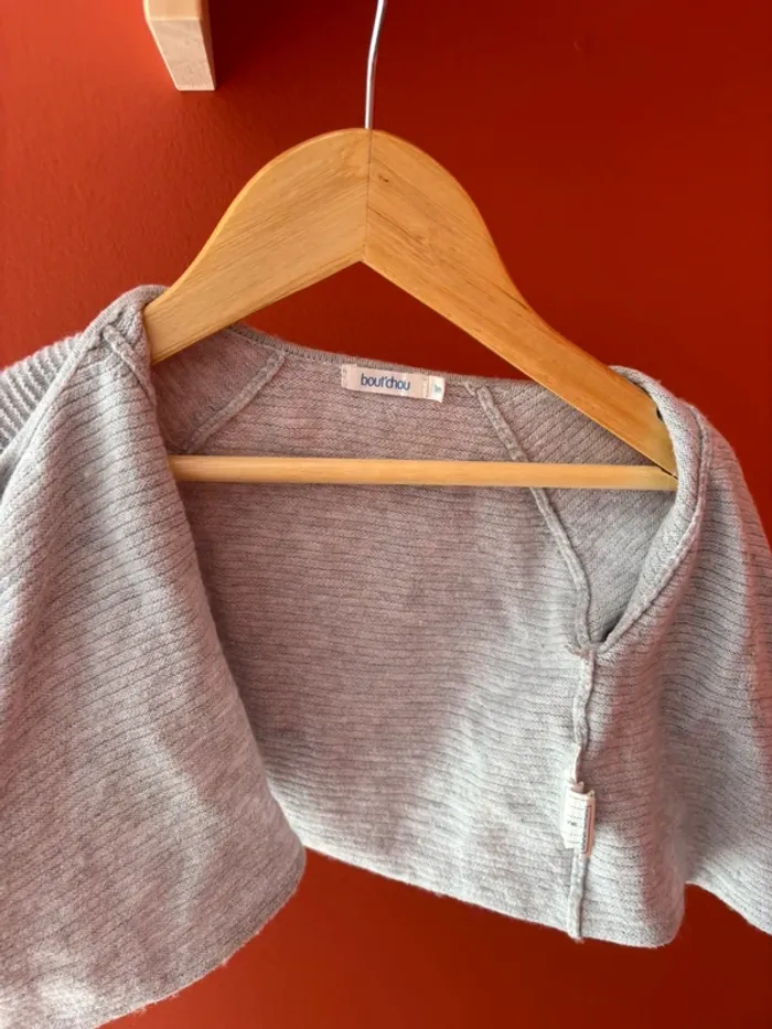 Brassière coton/laine gris Bout’chou taille 1 mois - photo numéro 16