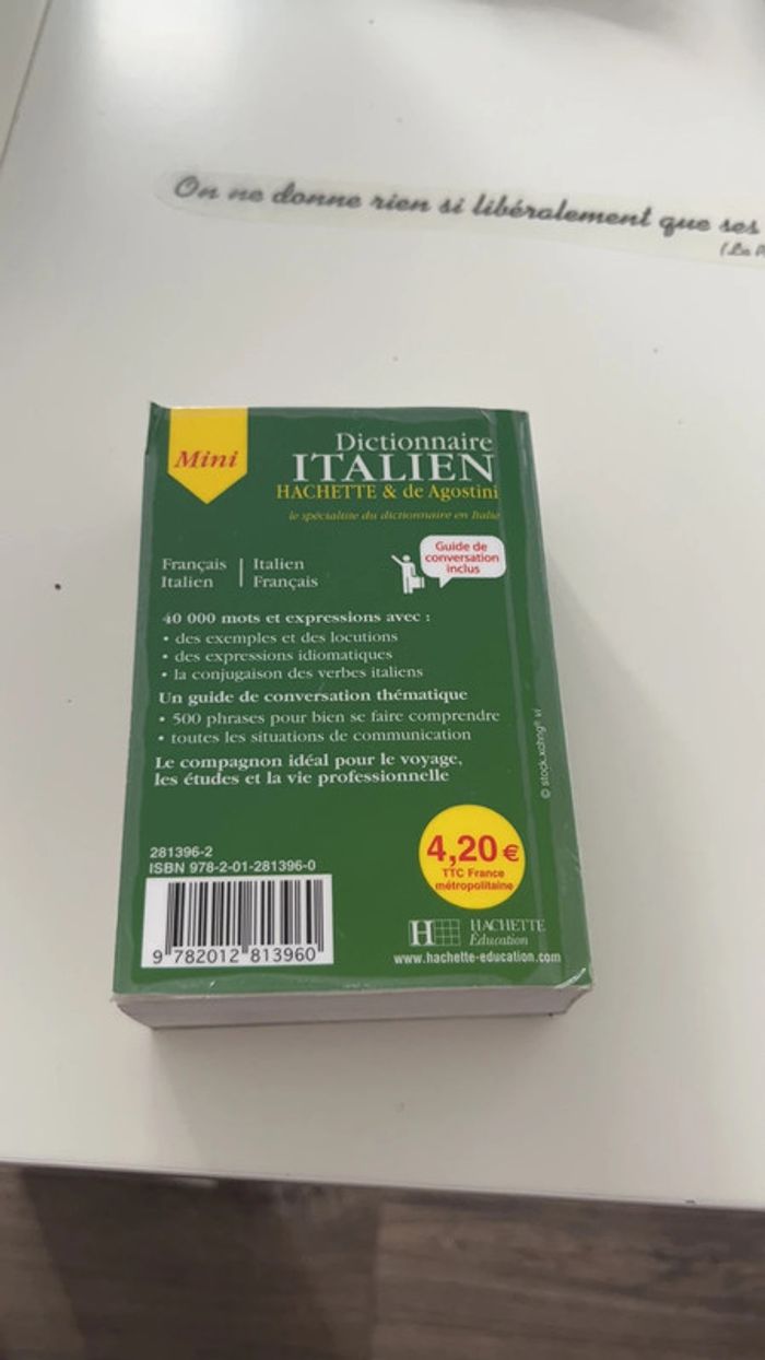 Dictionnaire italien mini - photo numéro 2