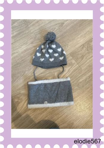 Ensemble bonnet et snood