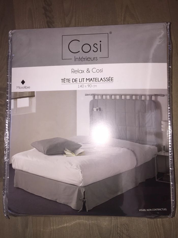Tête de lit matelassé