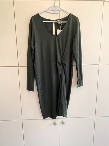Robe ample mi-longue vert bouteille taille L IcHi