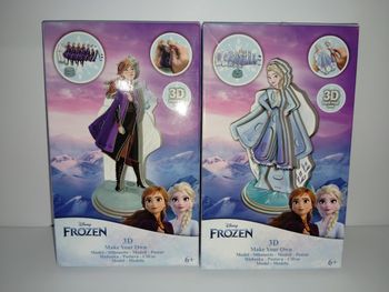 Puzzle 3d Reine des neiges Anna et Elsa 