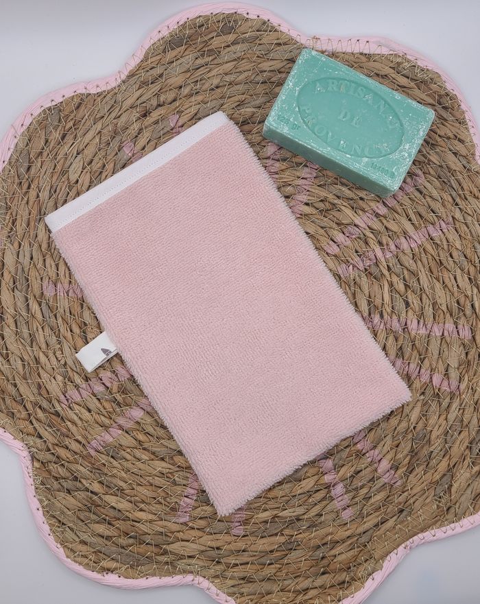 Gant de toilette adulte fait main - photo numéro 2