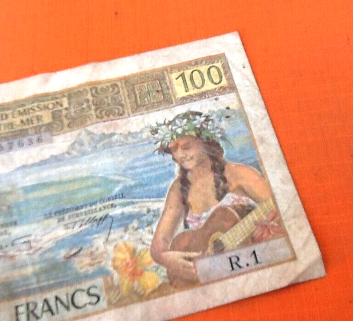 Billet de Banque 100 francs / Cent Francs Polynésie française Papeete - photo numéro 6