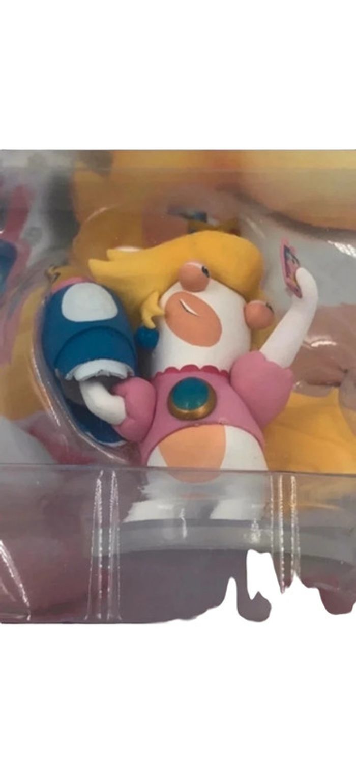 Figurine Mario + Rabbids Kingdom Battle Lapin Peach Ubisoft neuf - photo numéro 3