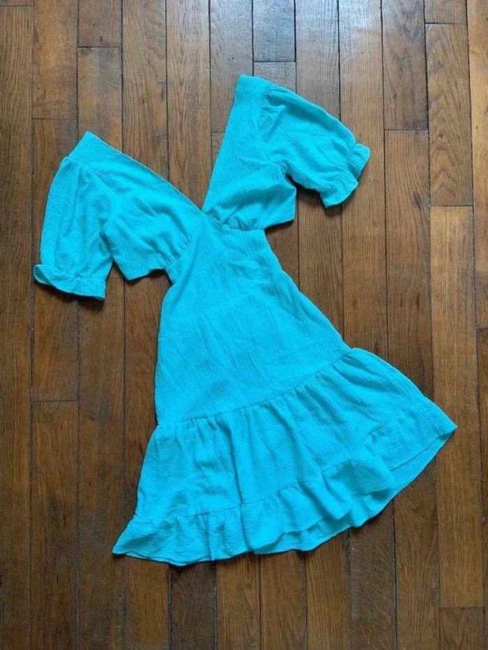 Robe bleue dos nu pimkie taille 32 xxs - photo numéro 2