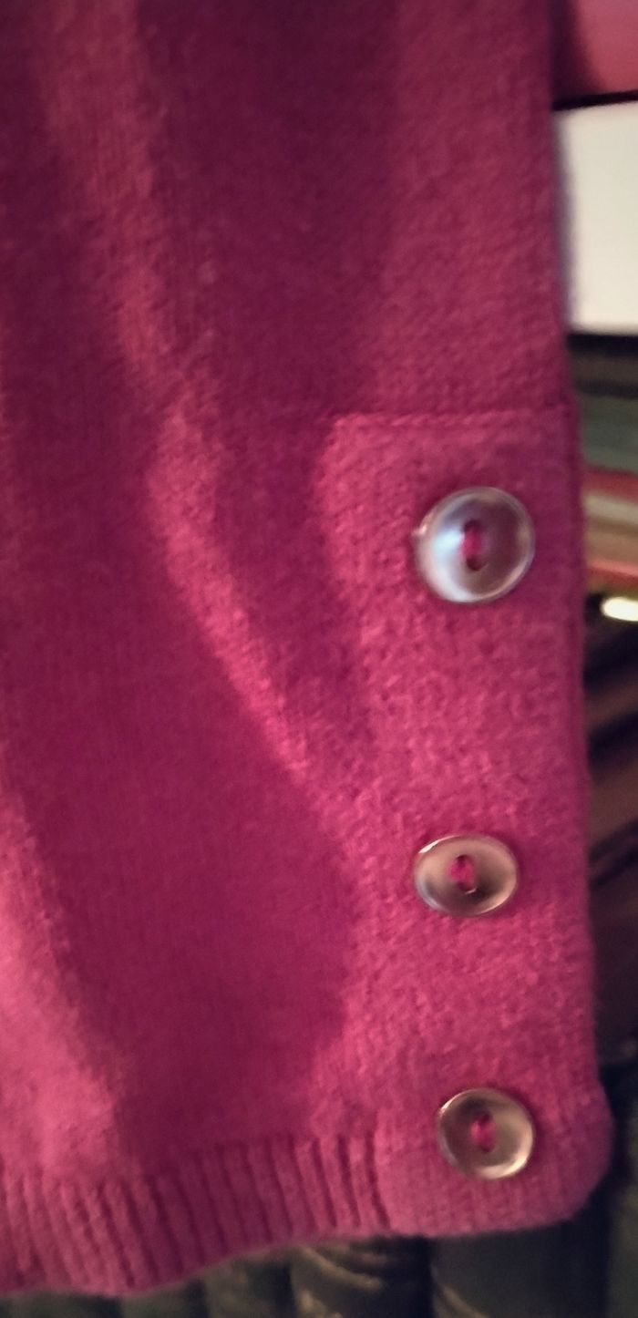 Très beau pull vieux rose "Kiabi" 100%  coton neuf - photo numéro 7