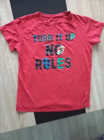 Tee-shirt rouge Primark 11/12 ans