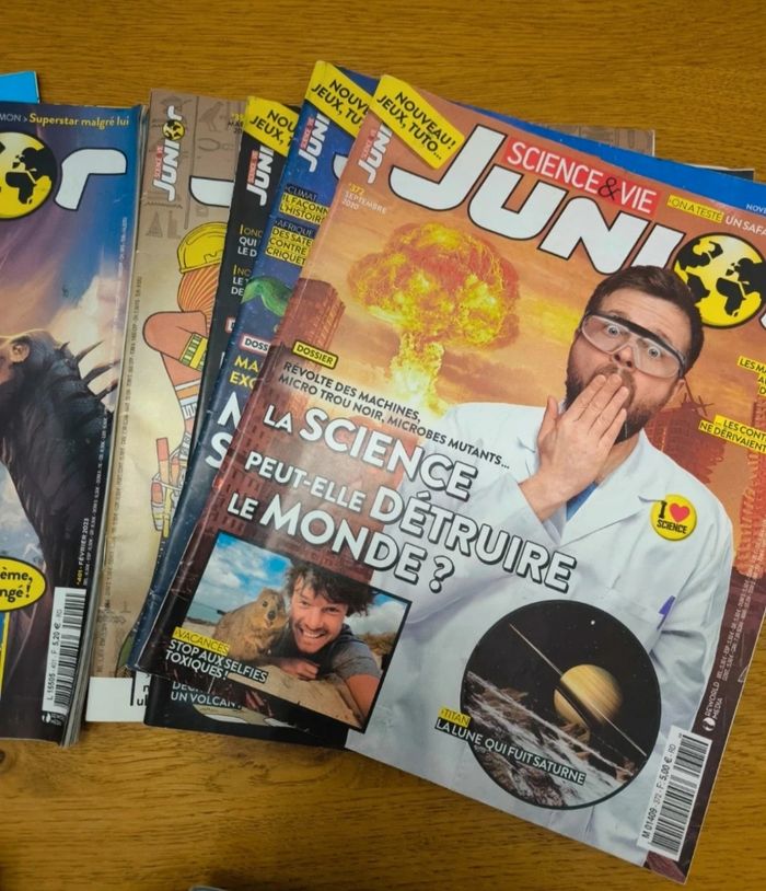 43 revues sciences et vie junior de 2020 à 2025 - photo numéro 3