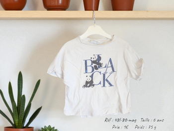 T-shirt 6 ans (48l-80-mag)