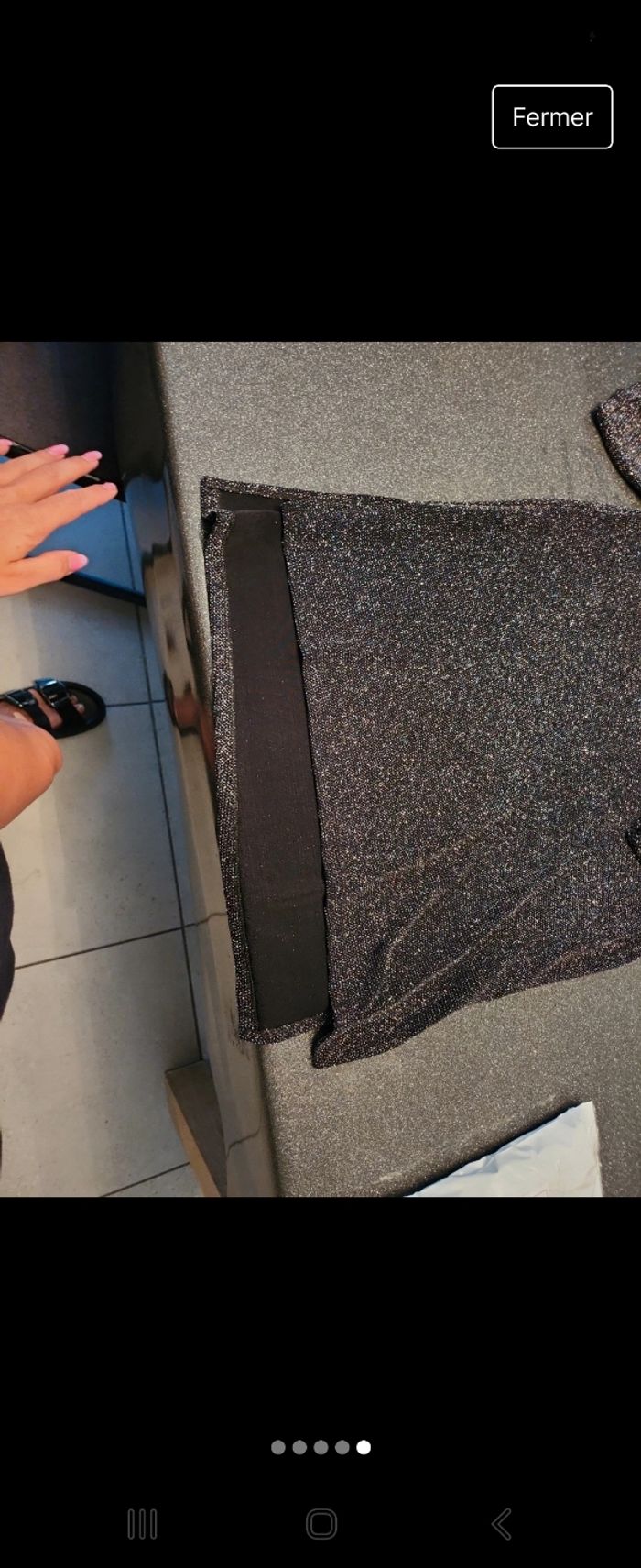 Robe T shirt à paillettes - photo numéro 5