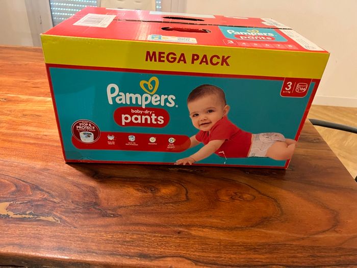 Pampers pant T3 mega pack 104 couches