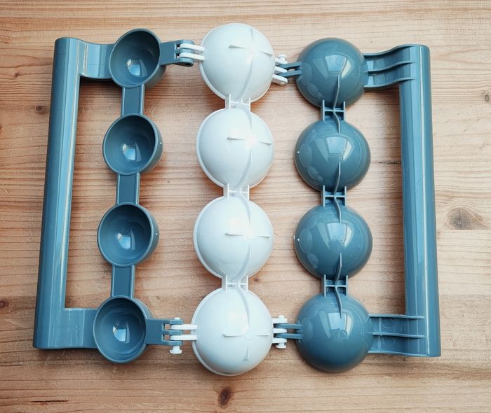 🌿 Moule à boulettes farcies x4 - Gris et blanc - Easy Make 🌿 - photo numéro 6