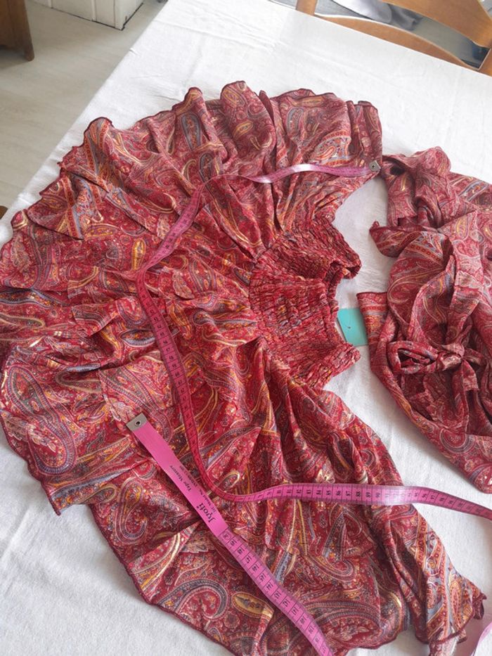 Ensemble jupe cache cœur bohème Mym Moda taille unique neuf avec étiquette - photo numéro 6
