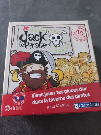 Jeu jack le pirate France cartes 