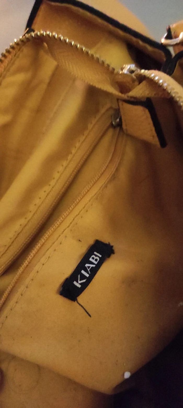 Sac à main jaune moutarde très bon état - photo numéro 5