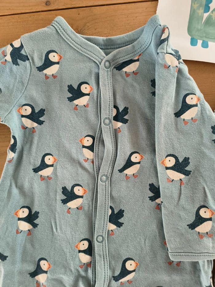 Lot de 2 pyjamas une pièce bébé garçon 3 mois C&A - photo numéro 2