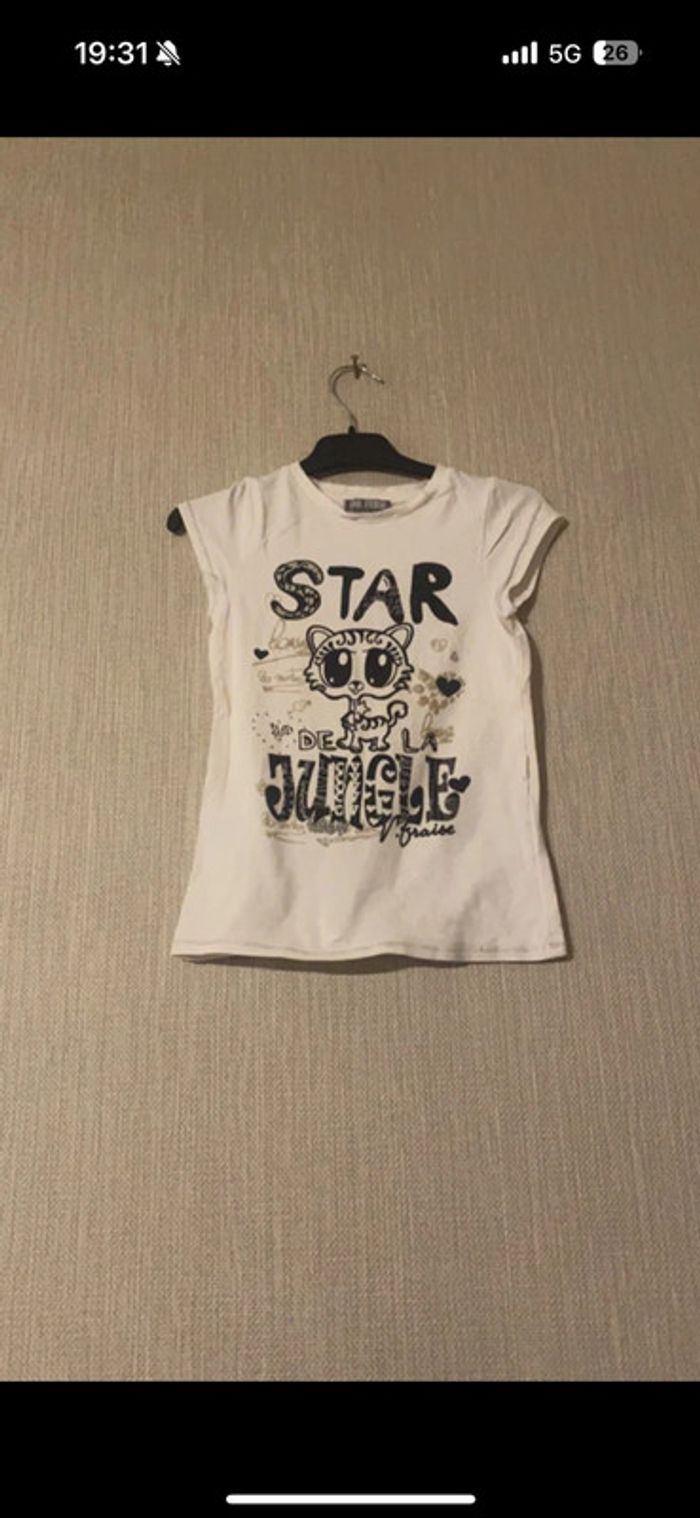 T-shirt 4 ans chat