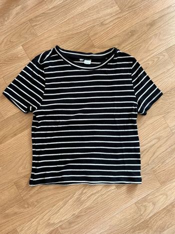 T shirt noir et blanc 