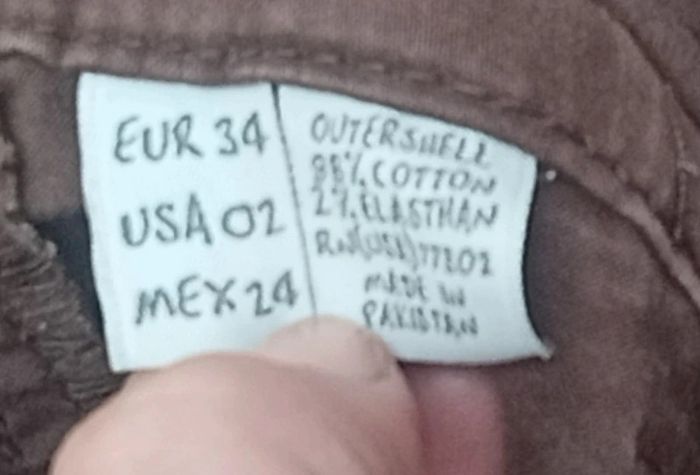 Pantacourt marron casual taille 34 - photo numéro 4