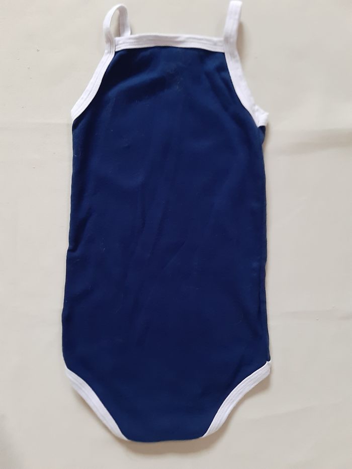 lot de 2 bodies manches courtes et bretelles fille - Petit Bateau - 2 ans - photo numéro 8