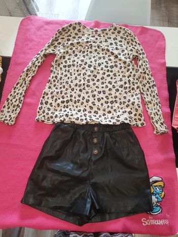 Haut longues manches et short