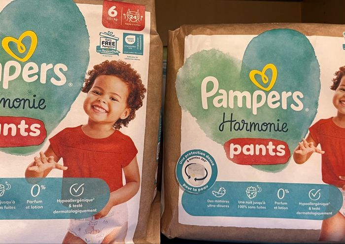 Lot de 2 paquets / pampers pants taille 6 - photo numéro 2