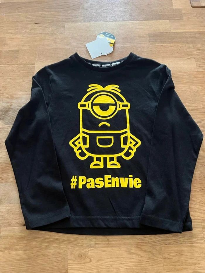 tee shirt manche longue minions