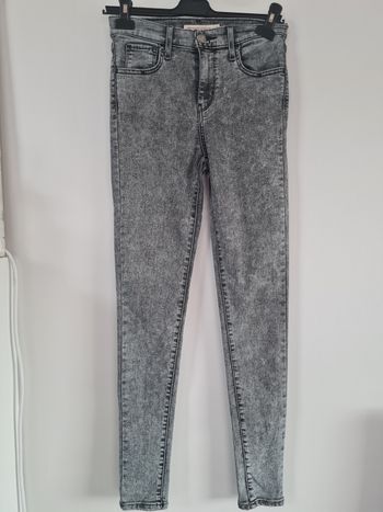 Jean 720 super skinny high rise gris