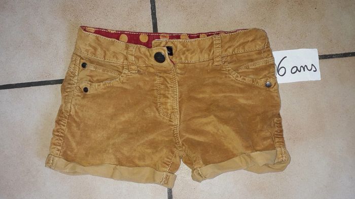 Short 6 ans fille