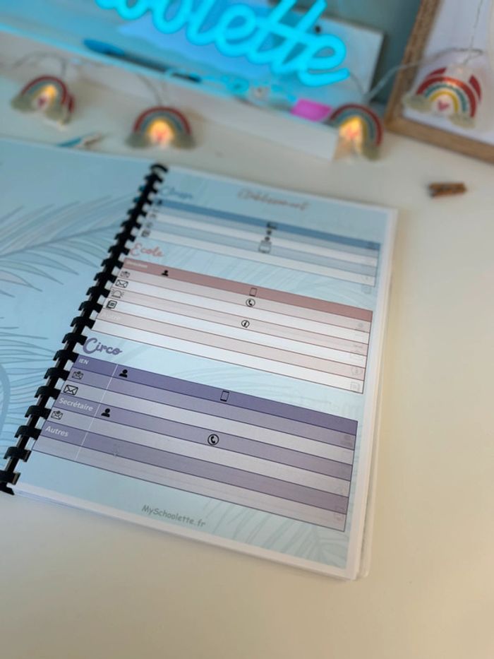 Cahier de la Maitresse 2025 2026 PDF - photo numéro 2