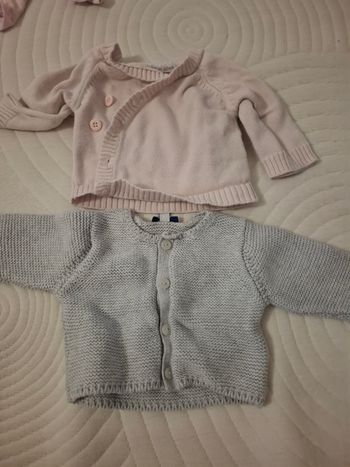 Lot 2 gilet 1mois