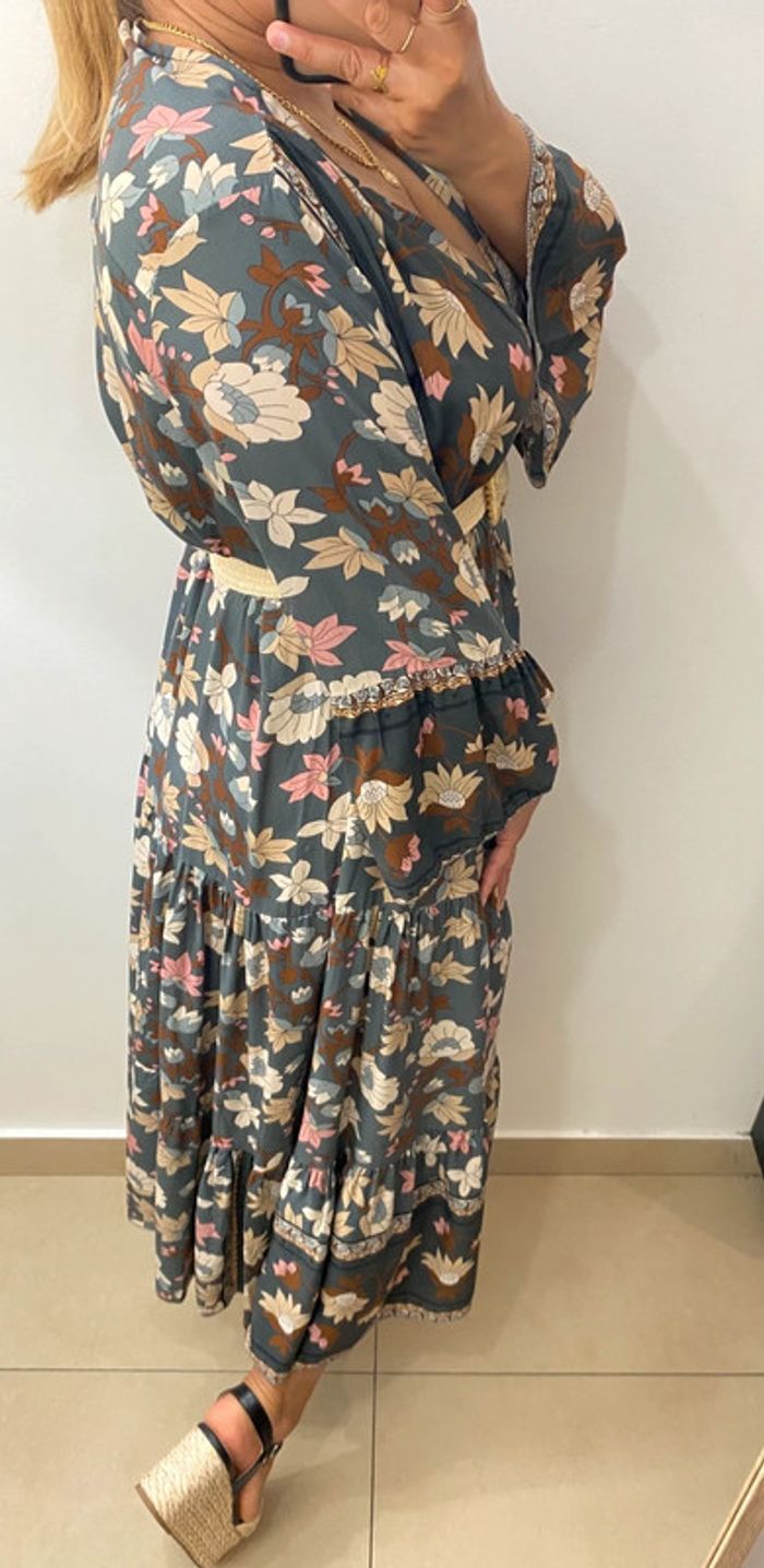 Robe Style Bohème Imprimé Fleurs Taille Unique - photo numéro 7