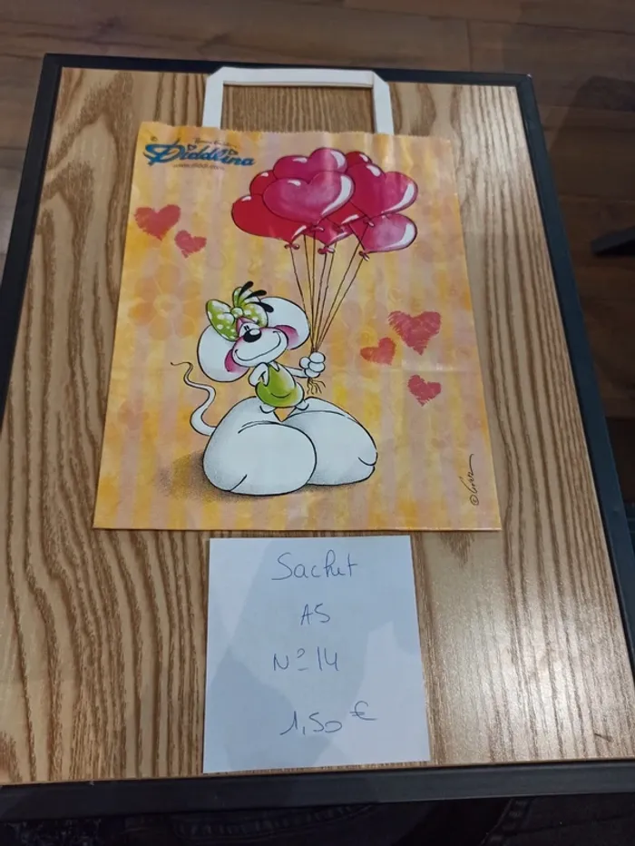 Sachet en papier Diddl A5 avec anses 14 1,5