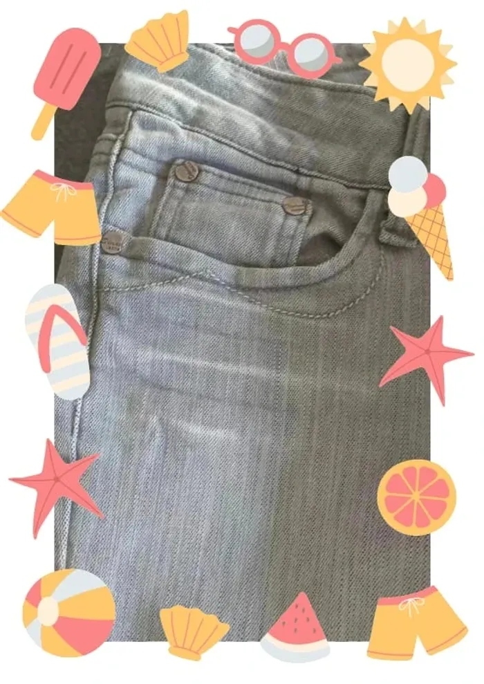 Pantalon jeans femme 40 - photo numéro 7