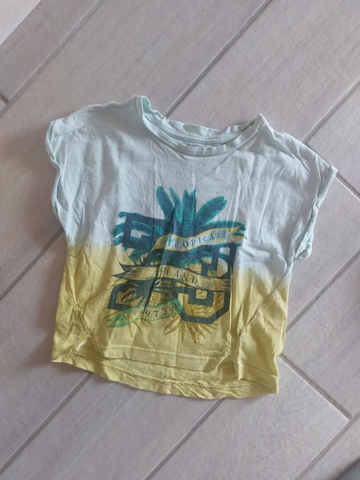 Lot de 8 t-shirts 36 mois (90-97 cm) très bon état - photo numéro 5