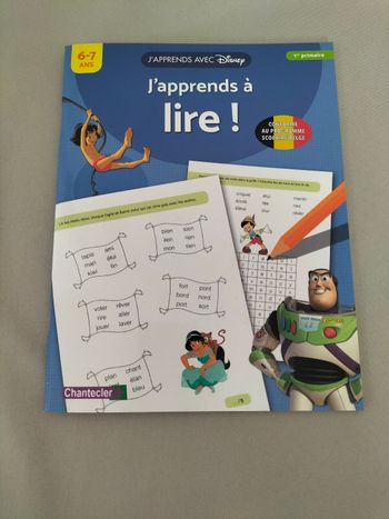 💙 J’apprends à lire avec Disney – 6 à 7 ans - Disney - Neuf 💙